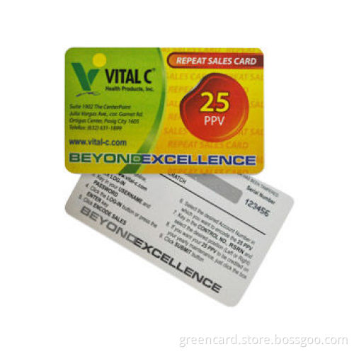 Prepaid Cards, Made of PVC or Paper, Customized Specifications Accepted